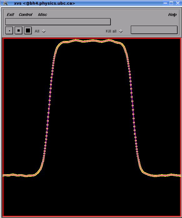 kink-antikink collision 0.3c